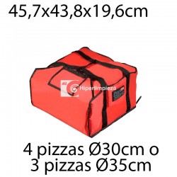 Bolsa de reparto para pizzas medianas