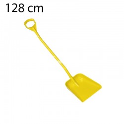 Pala ergonómica 128 cm para alimentaria amarillo