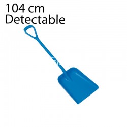 Pala 104 cm detectable para alimentaria azul