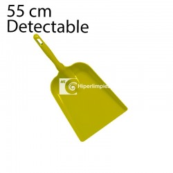 Pala de mano 55 cm detectable para alimentaria amarillo