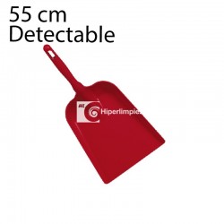 Pala de mano 55 cm detectable para alimentaria rojo