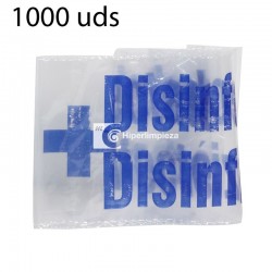 1000 Precintos desinfección WC plástico tubo