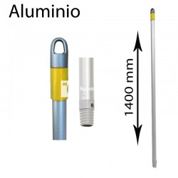 Mango Alutrón aluminio 1400mm amarillo