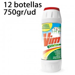 12 botellas detergente multiusos Vim 750 gr