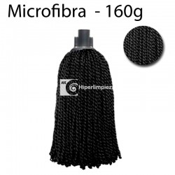 Fregona microfibra 160gr negro
