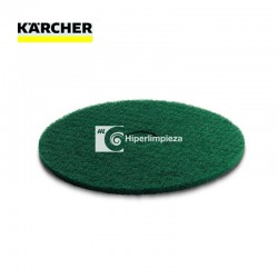 5 cepillos-esponja semiduros verde 432 mm