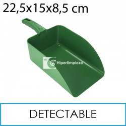 Cuchara de mano detectable 2000gr verde