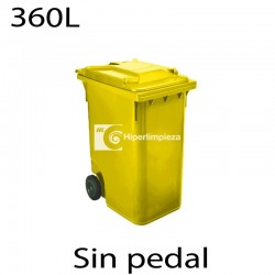 Contenedor de basura 360L amarillo