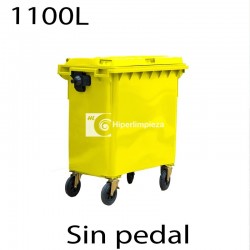 Contenedor de basura 1100L amarillo