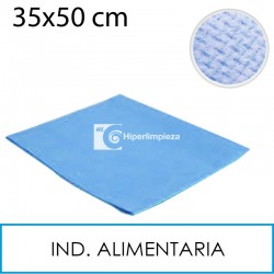 25 Paños antibacterias TST 35x50cm 80gr Azul
