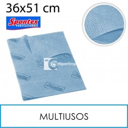 25 Bayetas fibras sintéticas Spontex 36x51cm azul