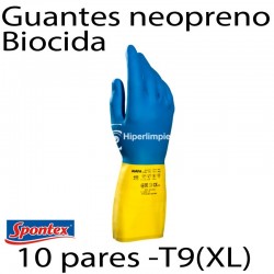 10 Pares guantes biocida Activated 405 T9-XL