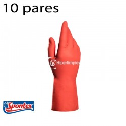 10 Pares guantes limpieza vital 185 T6-S