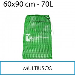 Bolsa de lavado para mopas-bayetas 70L verde