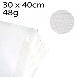 500 Manteles blancos de papel 30x40 cm