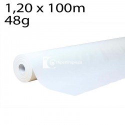 1 Rollo de mantel de papel blanco 1,20x100 m