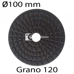 Disco diamantado T diámetro 100 grano 120