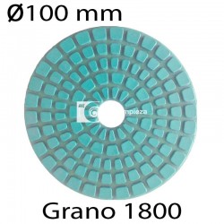 Disco diamantado T diámetro 100 grano 1800