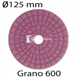 Disco diamantado T diámetro 125 grano 600