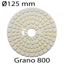 Disco diamantado T diámetro 125 grano 800