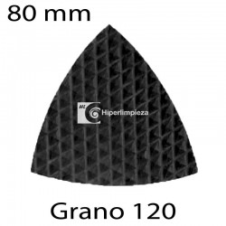Triángulo diamantado R 80mm grano 120
