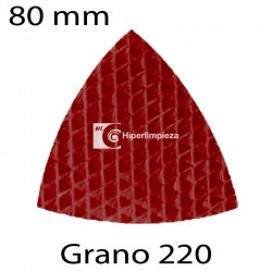 Triángulo diamantado R 80mm grano 220