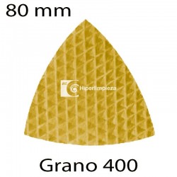 Triángulo diamantado R 80mm grano 400