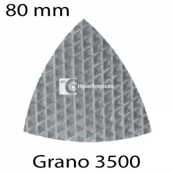 Triángulo diamantado R 80mm grano 3500