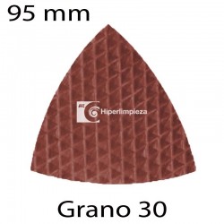Triángulo diamantado R 95mm grano 30