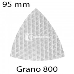 Triángulo diamantado R 95mm grano 800