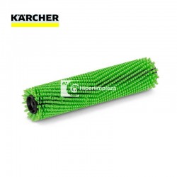 Cepillo cilíndrico textiles semiduro verde 400 mm