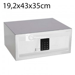 Caja fuerte 19x43cm Blanco Lisboa