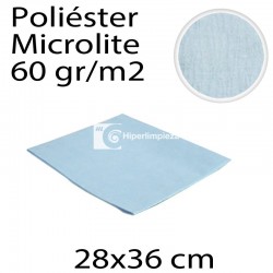 45 Bayetas Microlite Poliéster 28x36cm 60gr Azul