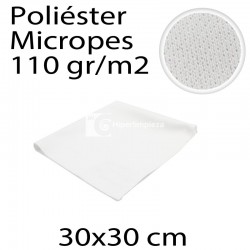 60 Bayetas Micropes Poliéster 30x30cm 110 gr Blanco