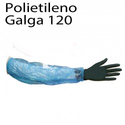 1000 manguitos polietileno G120 azul