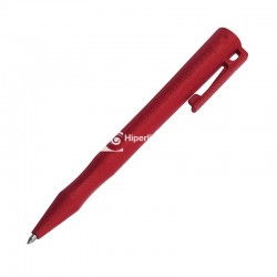 Bolígrafo detectable HP clip estándar M116 rojo