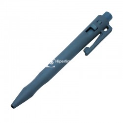 Bolígrafo detectable HP clip punta fina M101 azul