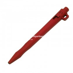 Bolígrafo detectable HP para cordón gel M101 rojo