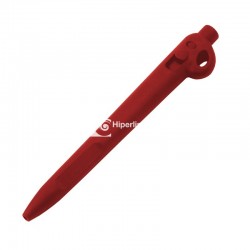 Bolígrafo detectable HP para cordón estándar M104 rojo