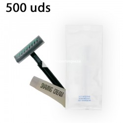 500 Kit afeitar + tubo crema hoteles Helena
