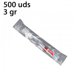 500 Kit Cepillo dental corto + dentífrico 3g hoteles Zeus