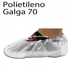1000 Cubre zapatos PE liso G70 blancos