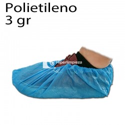 1000 Cubre zapatos PE rugoso azules 3gr