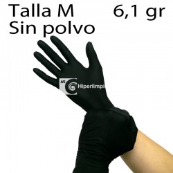 1000 guantes nitrilo extra negro TM
