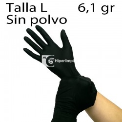 1000 guantes nitrilo extra negro TL