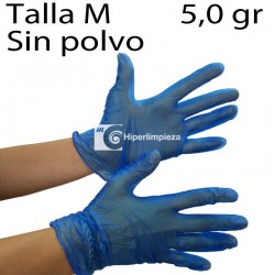 1000 guantes de vinilo azul supreme TM