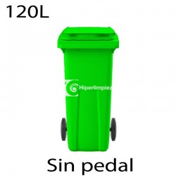Contenedor basura 120L premium verde claro