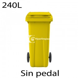 Contenedor basura 240L amarillo