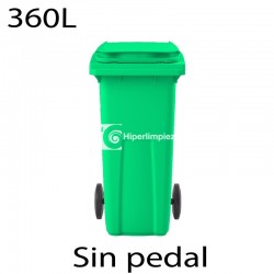 Contenedor basura 360L premium pistacho claro