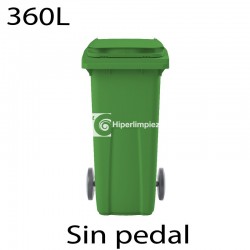 Contenedor basura 360L premium verde